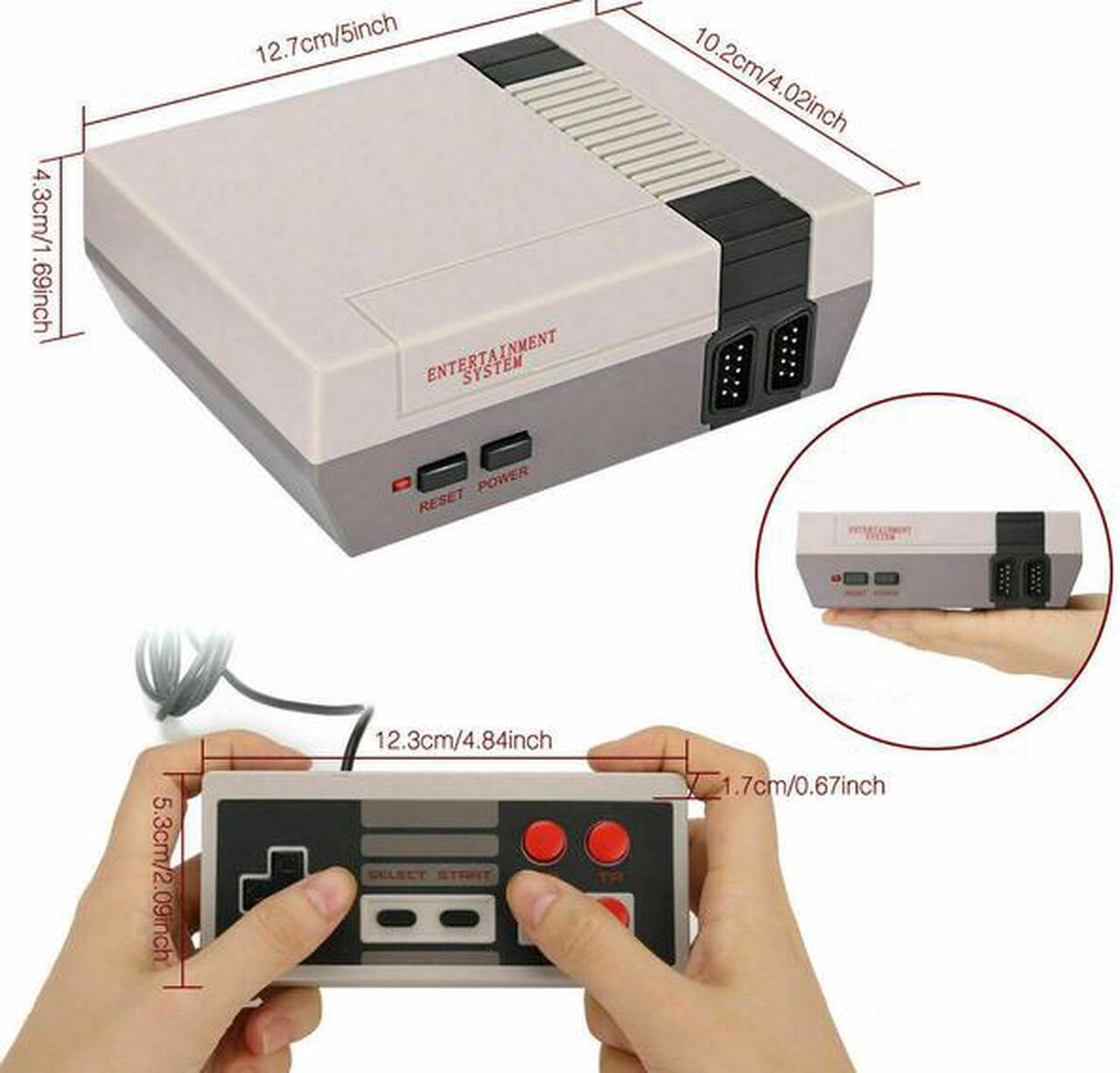 Alt view image 3 of 7 - Classic Family Game Console Retro Game NES Games Classic Edition Mini Game Console 620 Video Games
