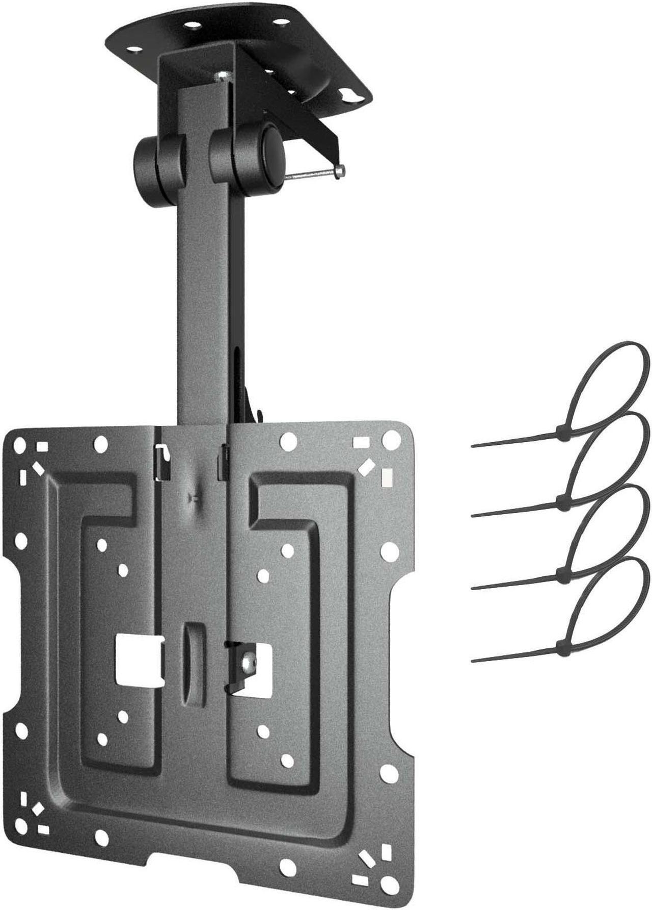 Main image of PUTORSEN Manual Folding Ceiling TV Mount, Flip Down TV Mount for 19 to 50 inches TVs, Swivel and Height Adjustable Drop Down TV Mount for Flat & Pitched Roof, Max Load 44lbs, Max VESA 200x200