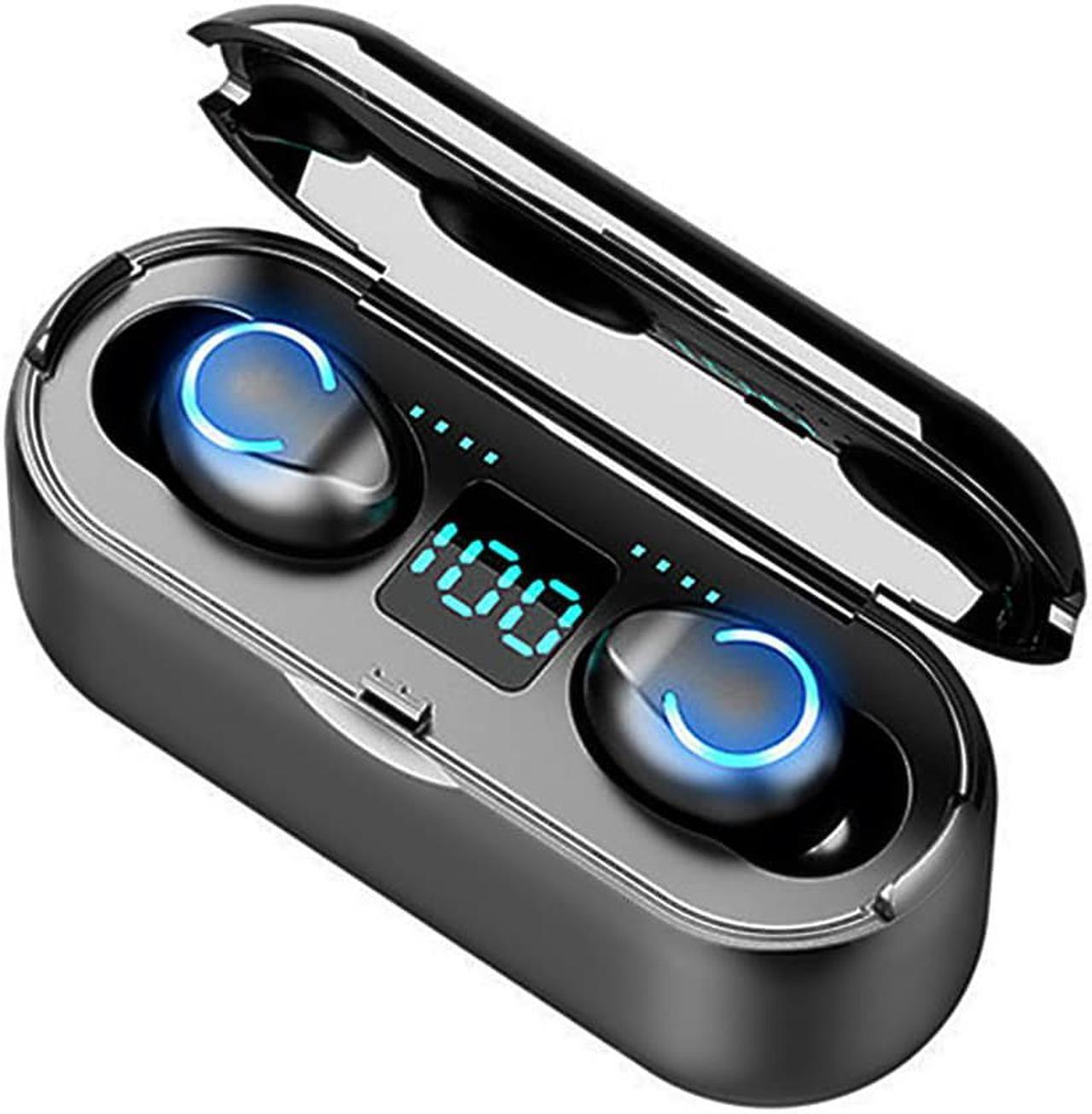 Main image of F9-8 Earphones BT 5.0 Wireless Mini Sports Earbuds 8D HiFi Sound Headset HD Call Noise Reduction Siri Voice Assistant Headphones With LED Digital Power Display