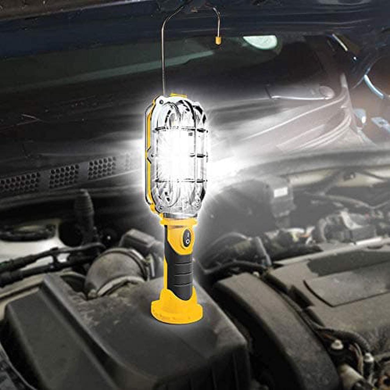 Alt view image 5 of 7 - Handy Cordless LED Work Light With Magnetic Base, Outdoor Emergency Hand Free Work Light Car Repair Light Swivel Holder Rechargeable Compact Lightweight Indoor Outdoor 1PACK