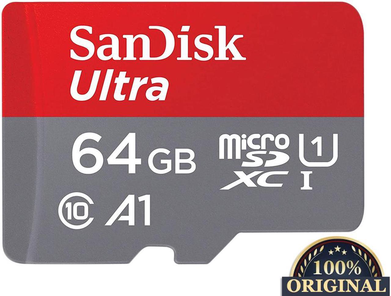 100% Original 64GB SanDisk Micro SD Card with Adapter TF Card Read Speed Up to 100MB/s memory card for samrt phone and table PC Camera Drone