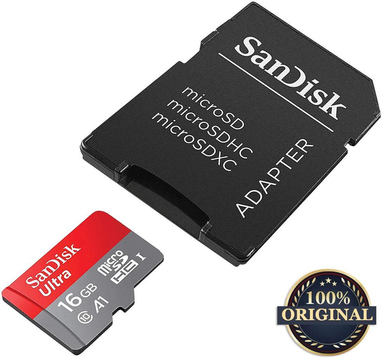 Alt view image 4 of 7 - 100% Original 2 Pack 32GB SanDisk Micro SD Card with Adapter TF Card Read Speed Up to 100MB/s memory card for samrt phone and table PC Camera Drone