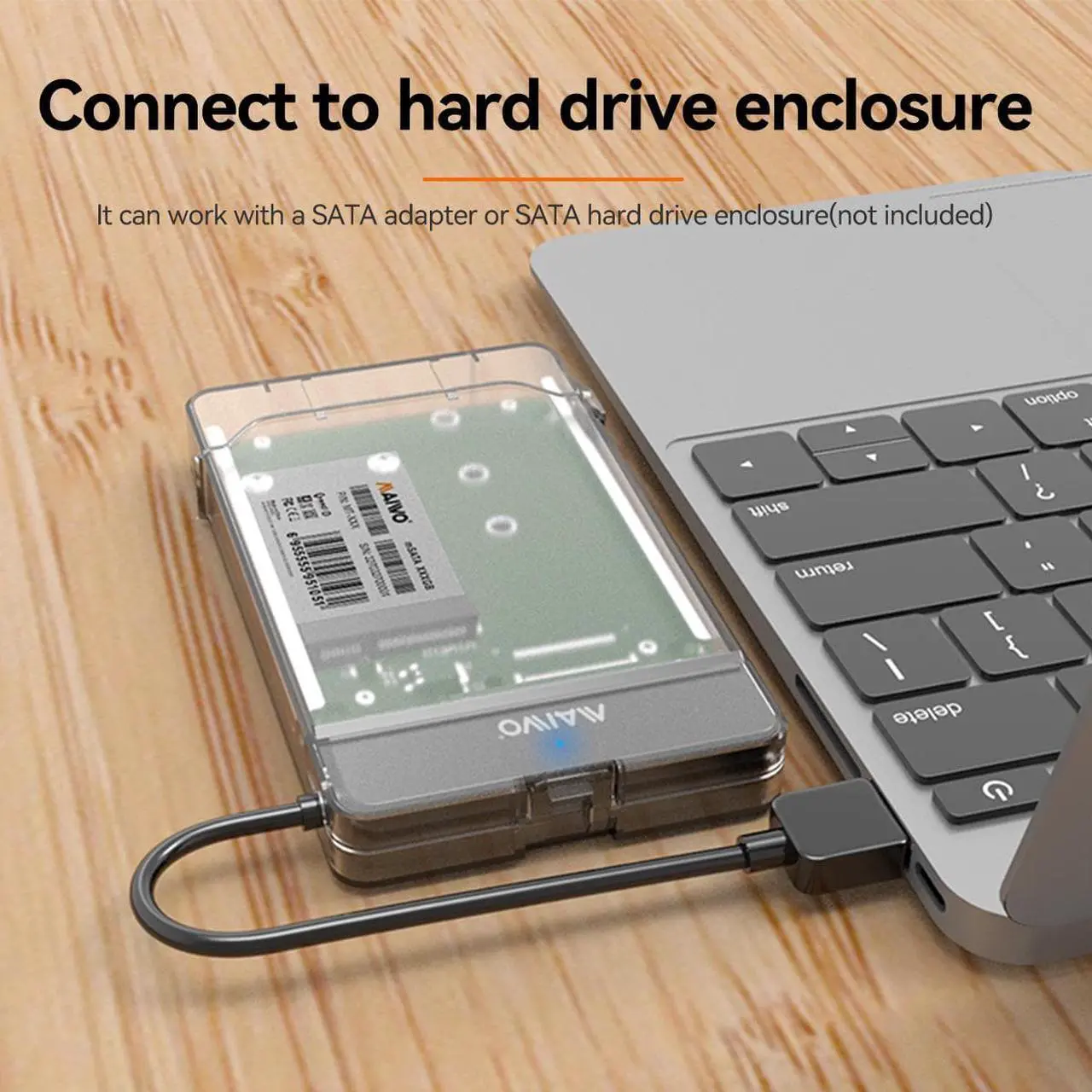 Alt view image 4 of 7 - MAIWO KT031A2 mSATA to 2.5 inch SATA SSD Adapter Add on Card Converter Convertor, Compatible with full mSATA SSD:30*50mm, Compatible for Kingston Transcend Intel Samsung