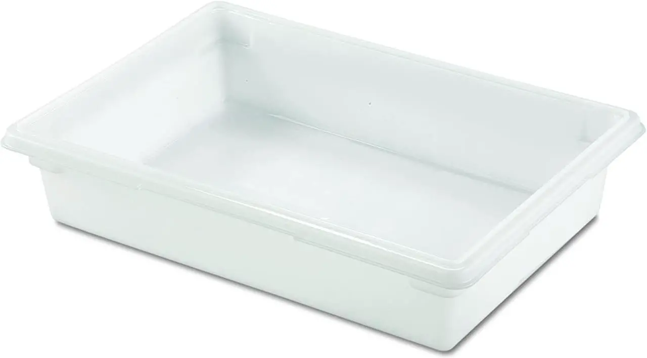 Alt view image 5 of 11 - Rubbermaid Commercial RCP 3508 WHI Food/Tote Boxes, 8.50 gal., White