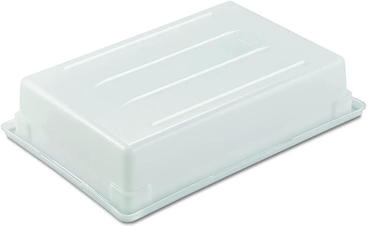 Alt view image 6 of 11 - Rubbermaid Commercial RCP 3508 WHI Food/Tote Boxes, 8.50 gal., White