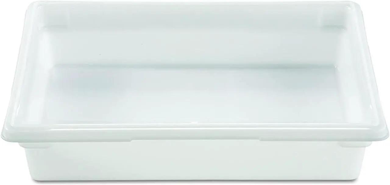 Alt view image 4 of 11 - Rubbermaid Commercial RCP 3508 WHI Food/Tote Boxes, 8.50 gal., White