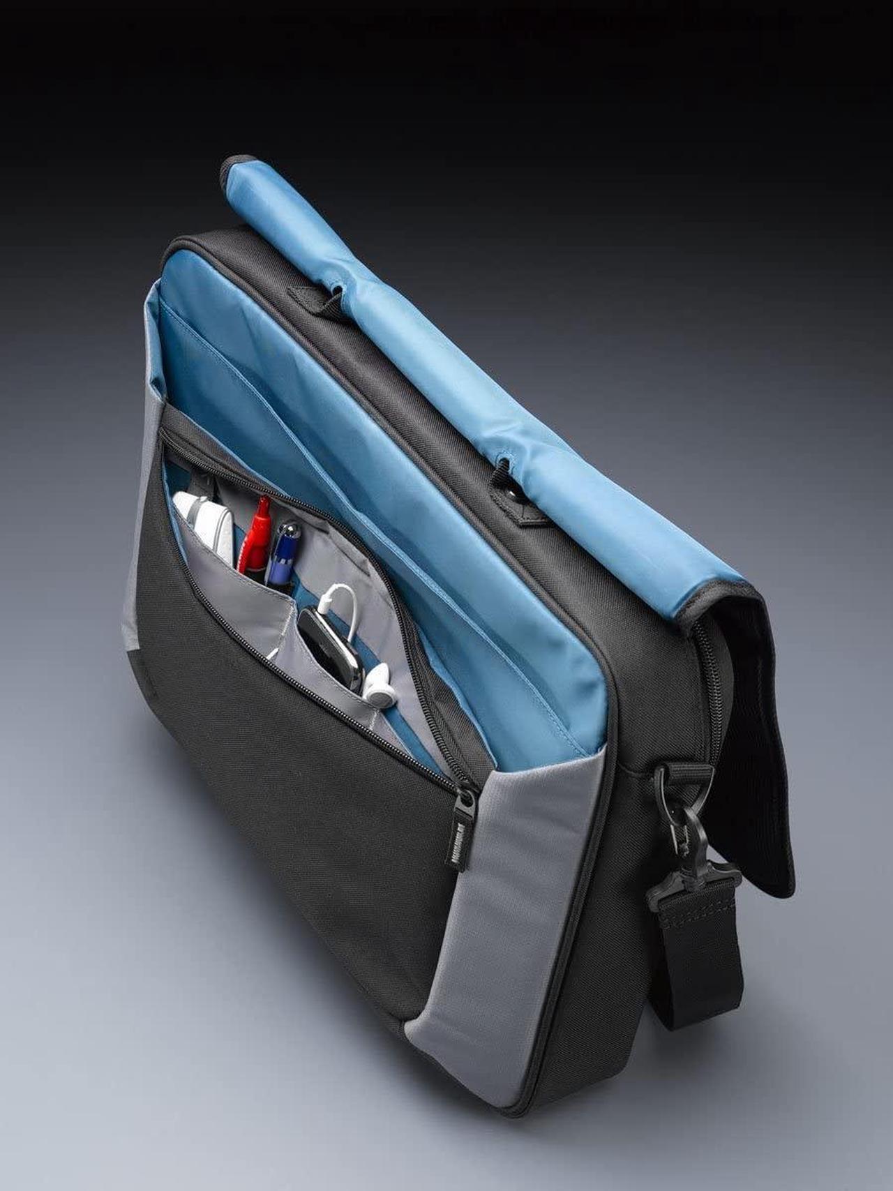 Alt view image 5 of 19 - Caselogic 3201140 17 in. Laptop Messenger Bag, Black - 3.37 x 17.75 x 13.75 in.