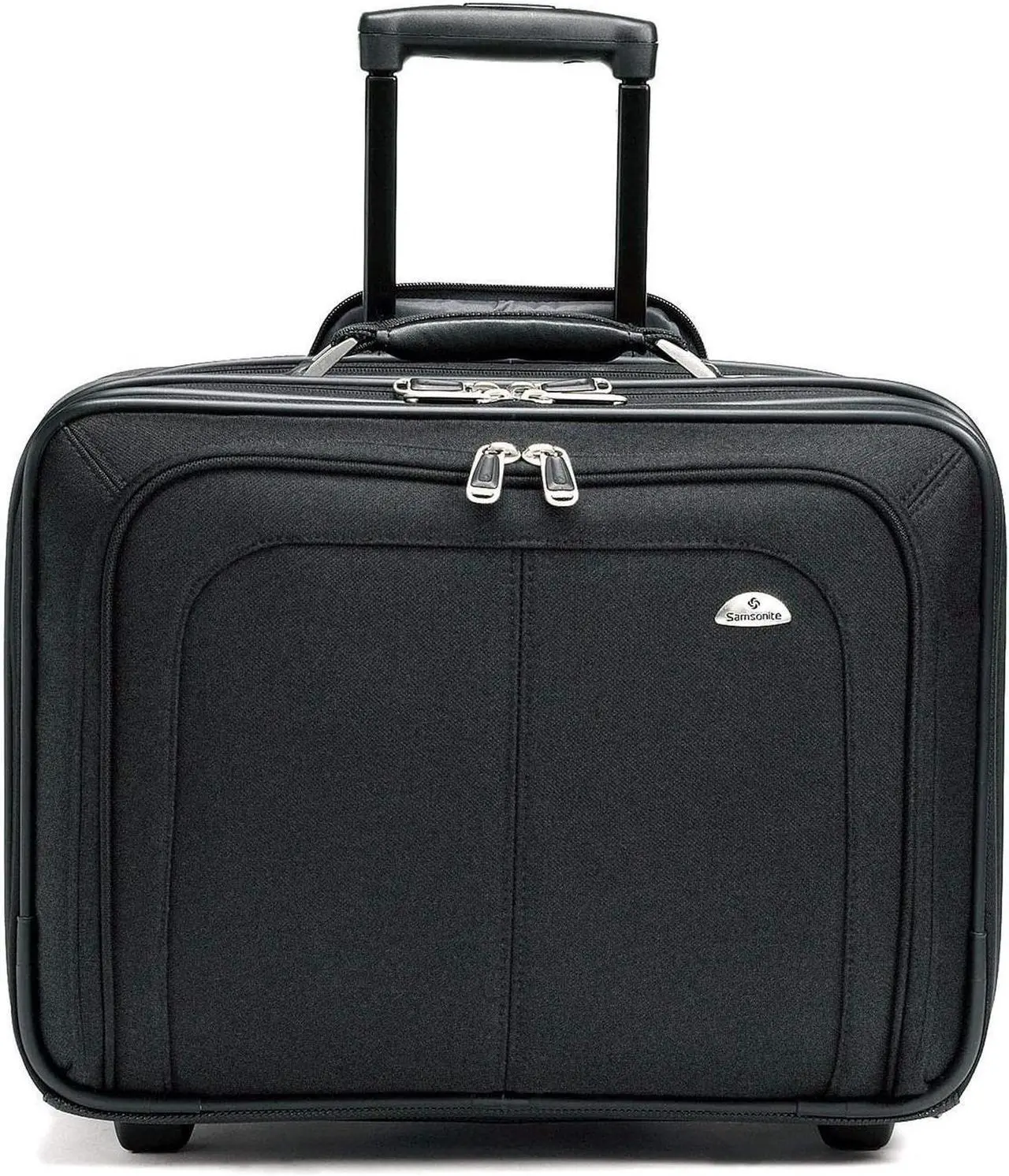 Alt view image 16 of 20 - Samsonite Mobile Office Rolling Notebook Case Nylon 17 1/2 x 9 x 14 Black