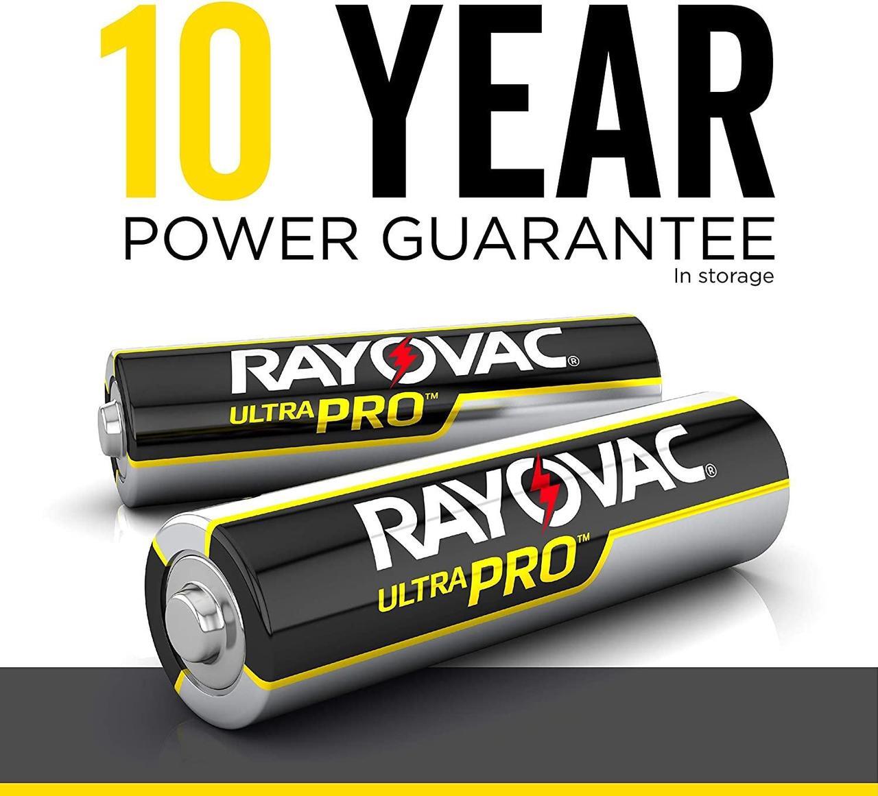 Alt view image 8 of 17 - Rayovac Ultra Pro Alkaline Batteries AA 24/Pack ALAA24PPJ