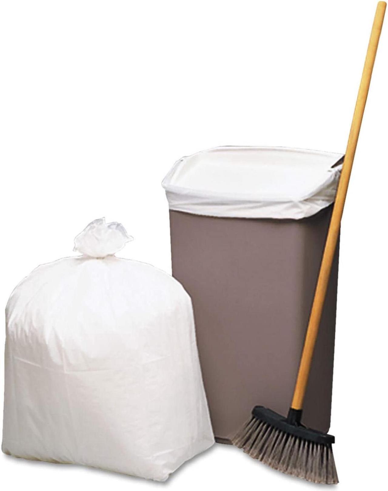 Alt view image 8 of 12 - Earthsense RNW1K150V Recycled Tall Kitchen Bags, 13-16Gal, .8Mil, 24 X 33, White, 150 Bags/Box