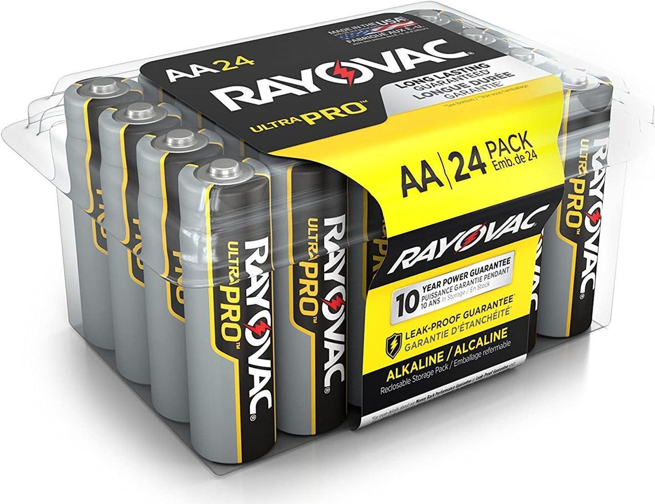 Alt view image 5 of 17 - Rayovac Ultra Pro Alkaline Batteries AA 24/Pack ALAA24PPJ