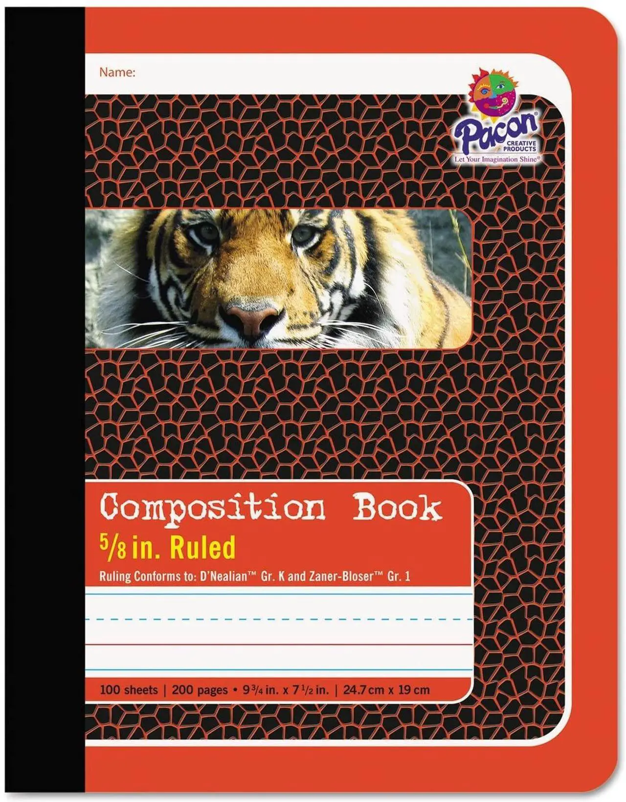 Alt view image 8 of 12 - Pacon 2427 Composition Book 100 Sheet - Ruled - 9.75" x 7.50" - 1 Each - White Paper