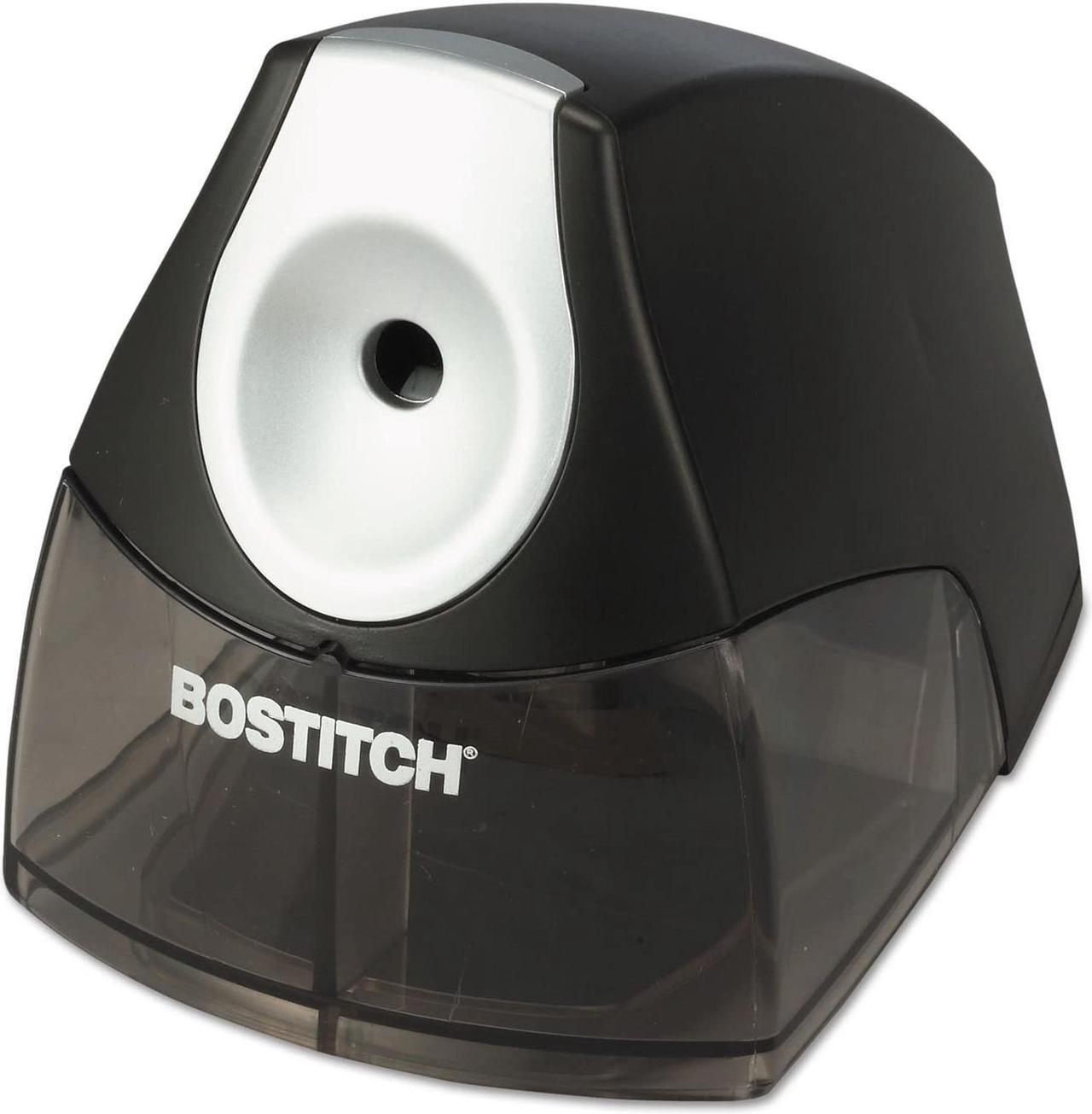 Alt view image 2 of 2 - Bostitch EPS4-BLACK Personal Electric Pencil Sharpener, AC-Powered, 4.25" x 4.00" x 8.38", Black