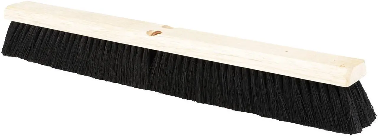 Alt view image 10 of 20 - Boardwalk Floor Brush Head 2 1/2" Black Tampico Fiber 24" 20224