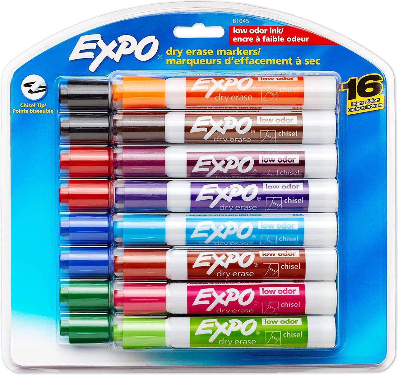 Main image of EXPO Low Odor Dry Erase Markers, 16 Count