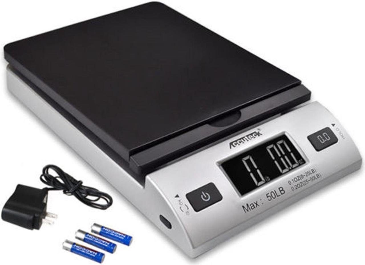 Main image of ACCUTECK All-in-1 Series W-8250-50bs A-Pt 50 Digital Shipping Postal Scale with Ac Adapter