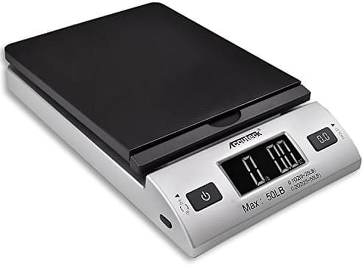 Alt view image 2 of 4 - ACCUTECK All-in-1 Series W-8250-50bs A-Pt 50 Digital Shipping Postal Scale with Ac Adapter