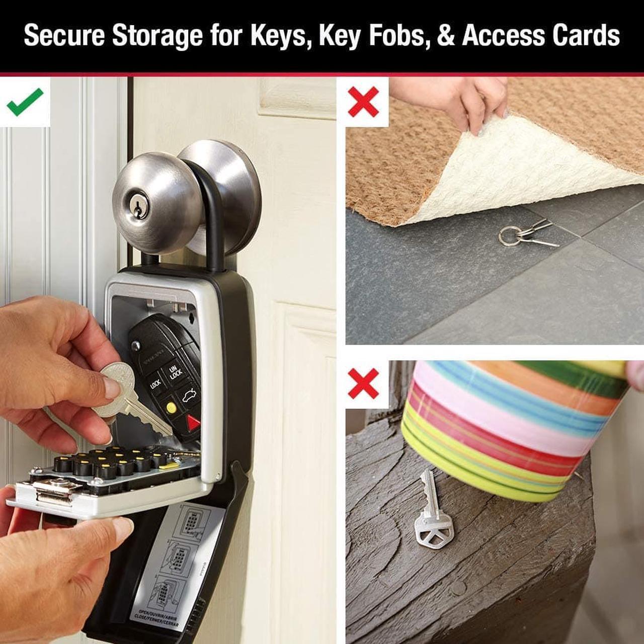 Alt view image 7 of 7 - Master Lock Portable Push Button Lock Box 5422D
