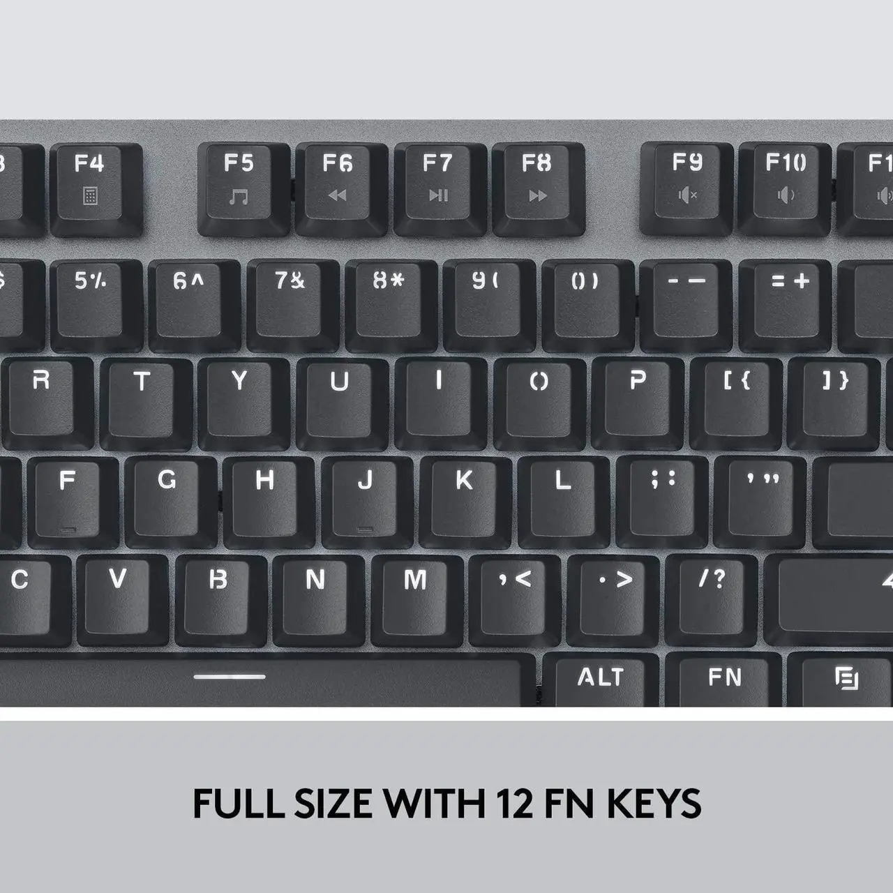 Alt view image 6 of 6 - Logitech K845 Mechanical Illuminated Keyboard, Mechanical Switches (TTC Blue Switches)