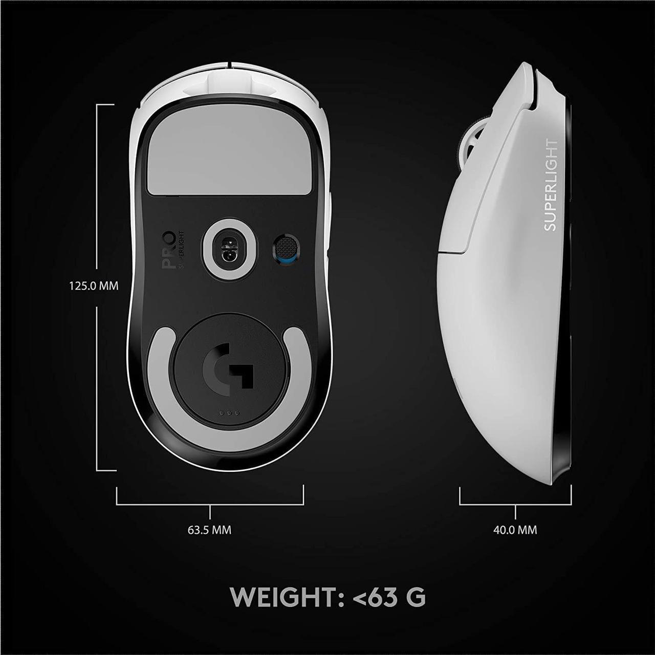 Alt view image 5 of 7 - Logitech G PRO X Superlight Wireless Gaming Mouse - 25,400 DPI - Compatible with PC/Mac