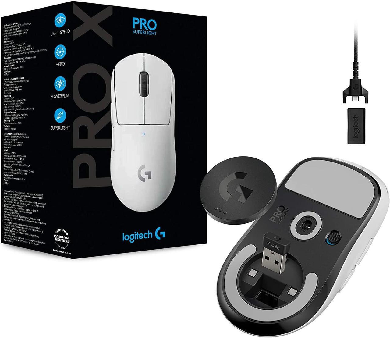 Alt view image 7 of 7 - Logitech G PRO X Superlight Wireless Gaming Mouse - 25,400 DPI - Compatible with PC/Mac