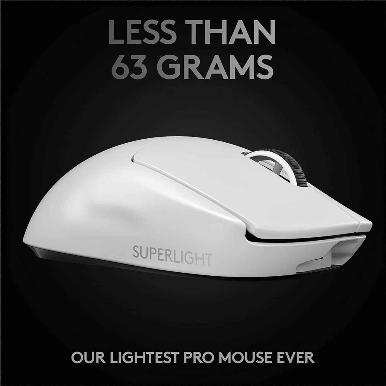 Alt view image 6 of 7 - Logitech G PRO X Superlight Wireless Gaming Mouse - 25,400 DPI - Compatible with PC/Mac