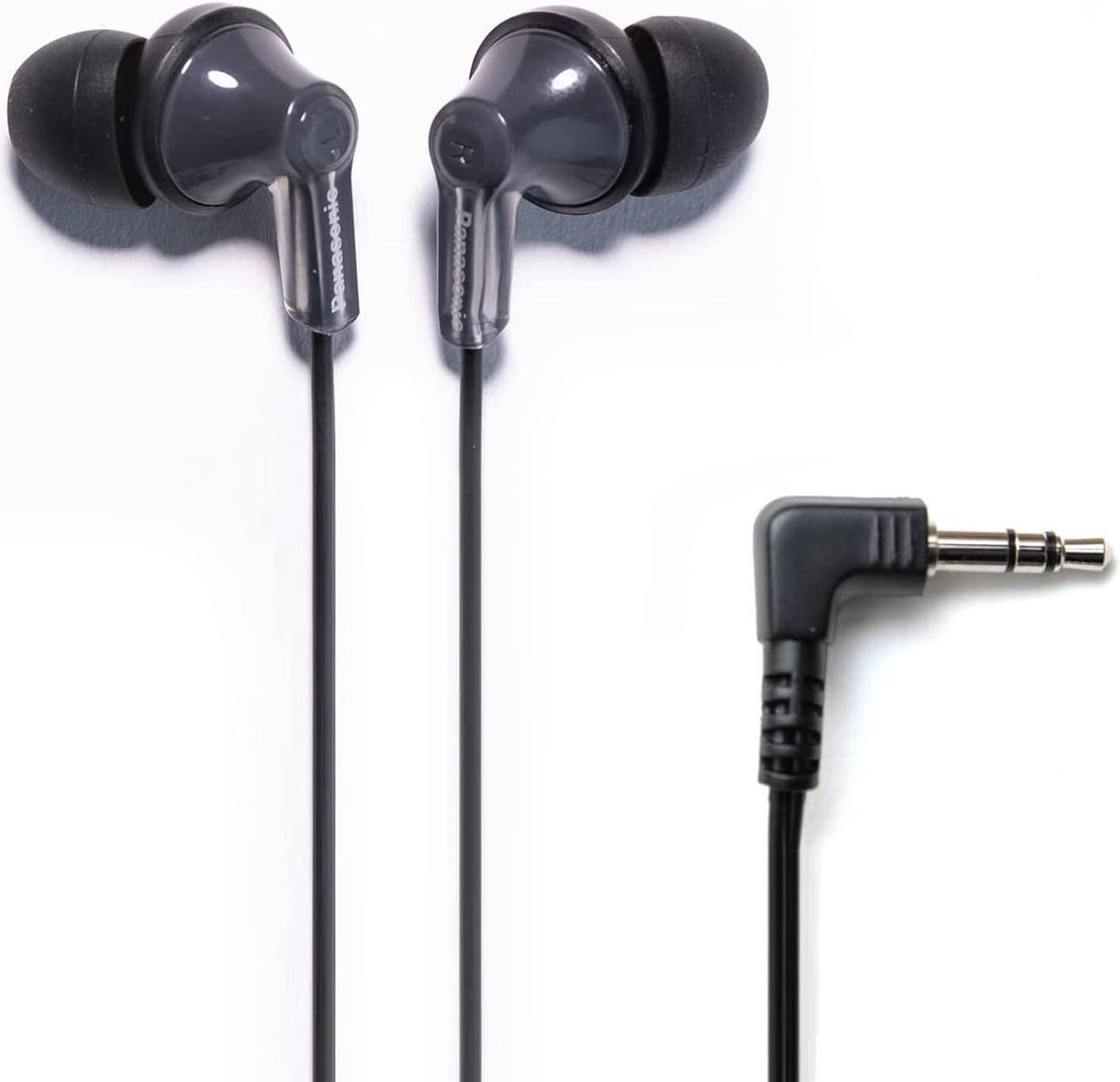 Main image of Panasonic ErgoFit Wired Earbuds, 3.5mm Jack for Phones and Laptops - No Mic