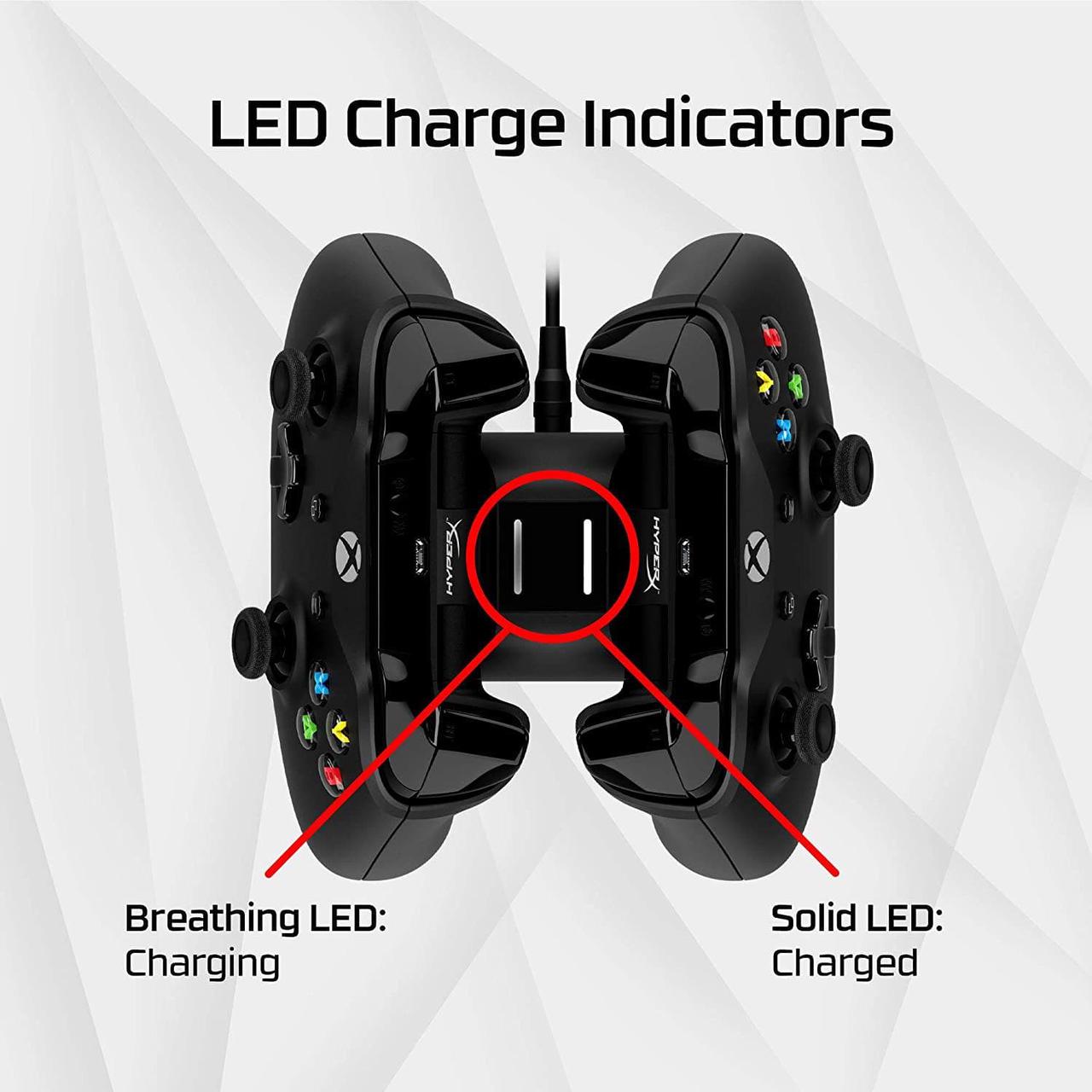 Alt view image 4 of 7 - HyperX ChargePlay Duo Controller Charging Station for Xbox
