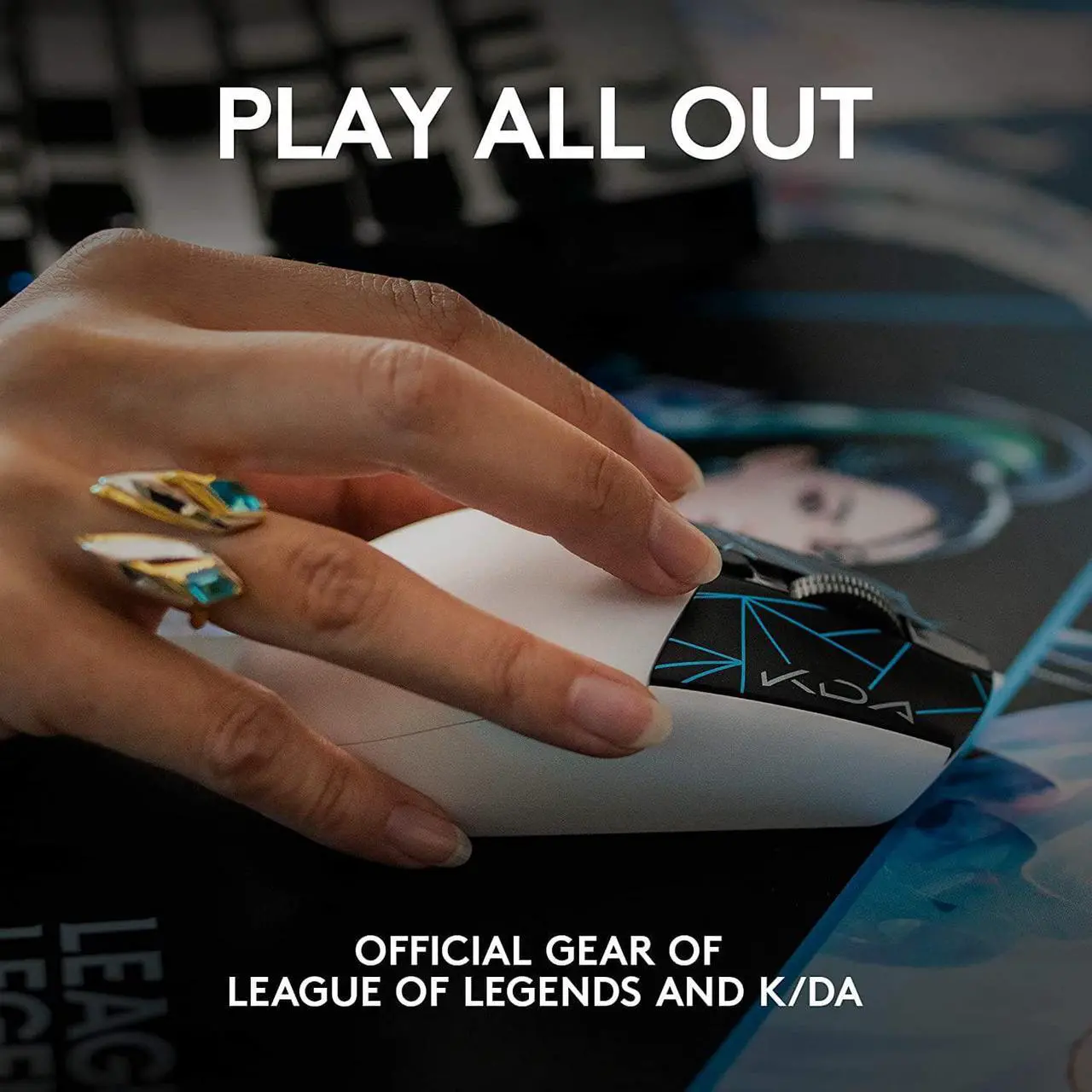 Alt view image 2 of 7 - Logitech G305 K/DA Lightspeed Wireless Gaming Mouse - Official League of Legends KDA Gaming Gear