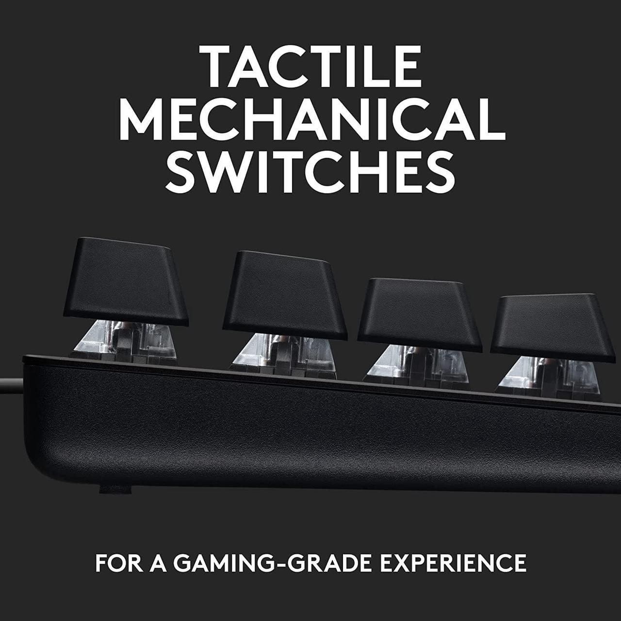 Alt view image 3 of 7 - Logitech G413 SE Full-Size Mechanical Wired Gaming Keyboard & Logitech G502 HERO Wired Gaming Mouse