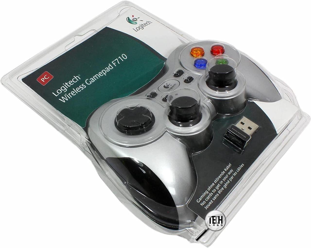 Alt view image 6 of 6 - Logitech F710 Wireless Gamepad - Grey/Black