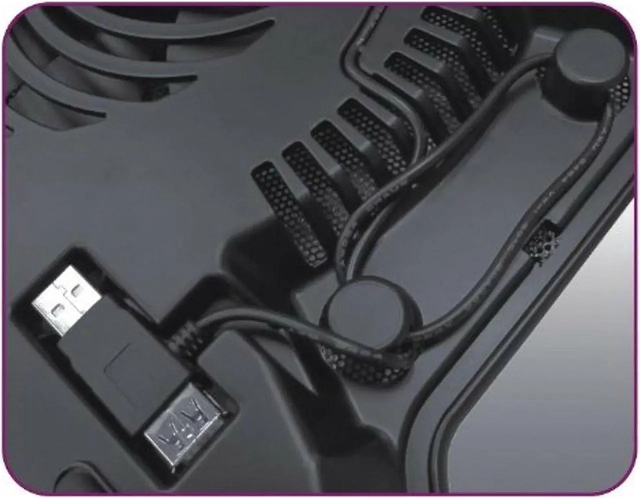 Alt view image 5 of 6 - Cooler Master NotePal X-Slim Ultra-Slim Laptop Cooling Pad with 160mm Fan