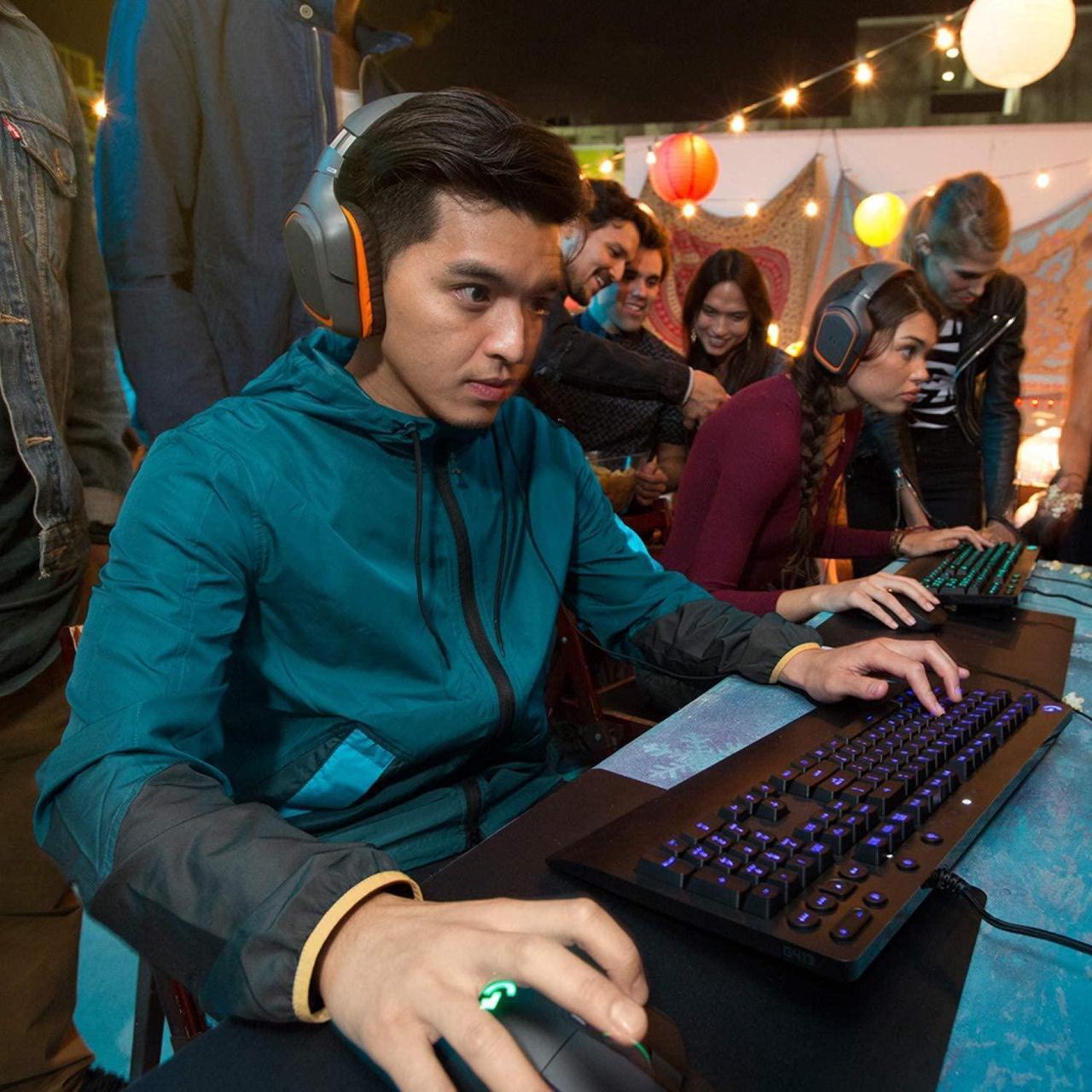 Alt view image 2 of 7 - Logitech G213 Prodigy Gaming Keyboard, RGB Backlit Keys, Customizable Keys, Dedicated Multi-Media Keys Black