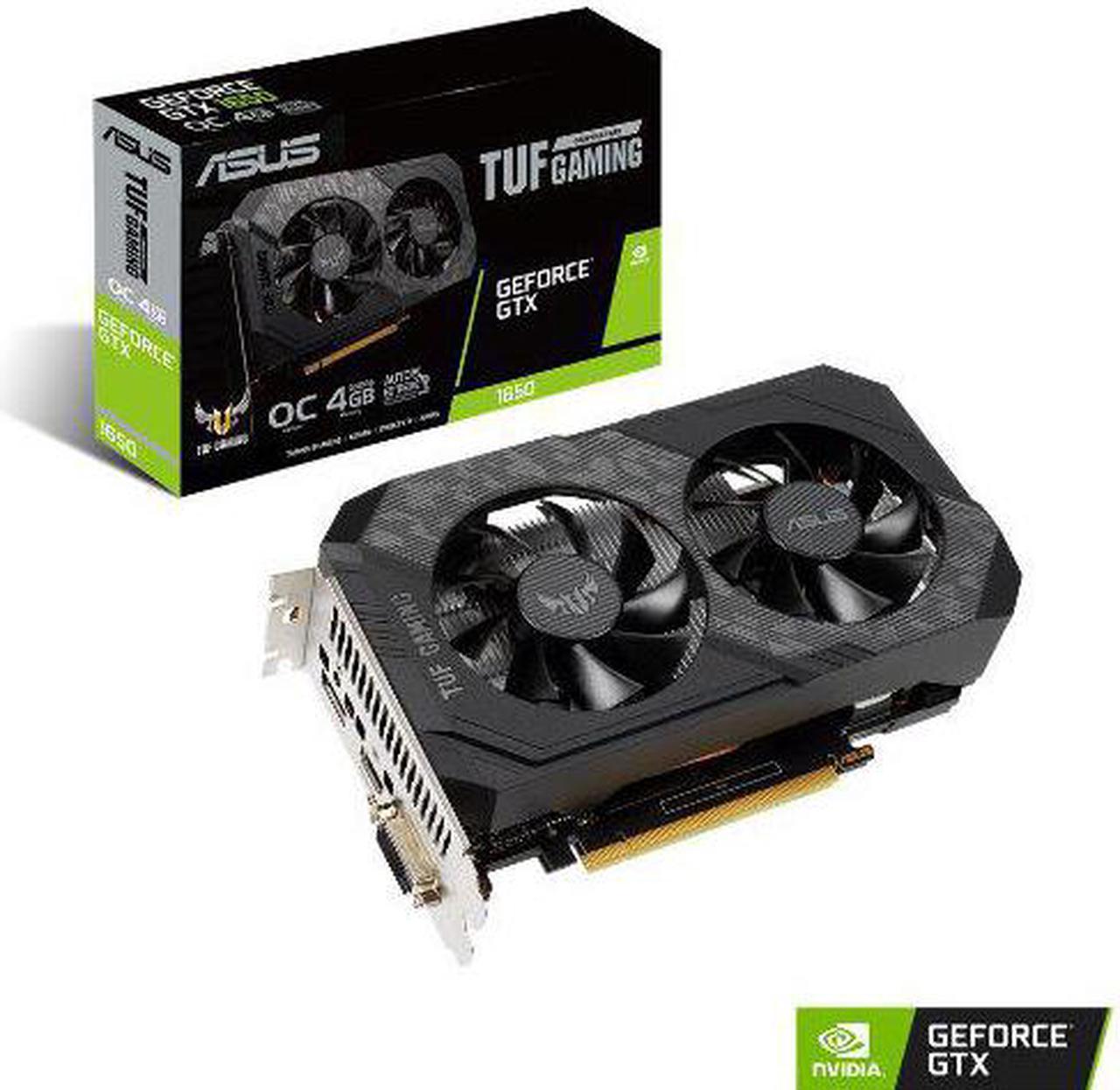 ASUS TUF Gaming GeForce GTX 1650 Dual Fan Graphics Card - 4 GB (ASUS TUF-GTX1650-O4GD6-P-GAMING)