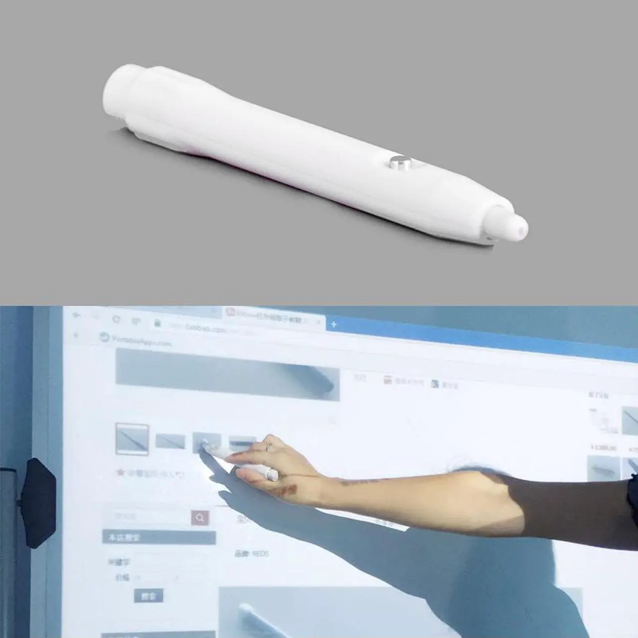 Alt view image 3 of 7 - Design Pie Movement Detection Technology 850nm LED Light Electronic Pen for Portable Interactive Whiteboard
