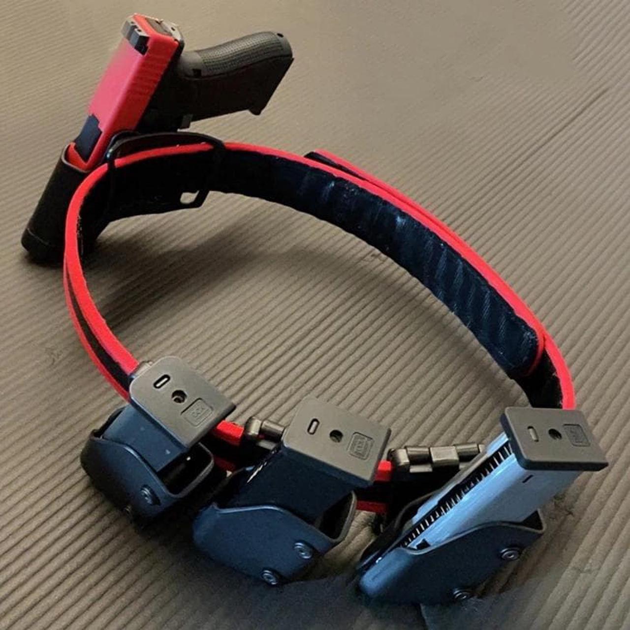 Alt view image 6 of 7 - Special Pie IPSC USPSA IDPA L17 Laser Simulator Magazine Holder Mag Holster Mag Pouch Laser Pistol Aiming Shooting Training