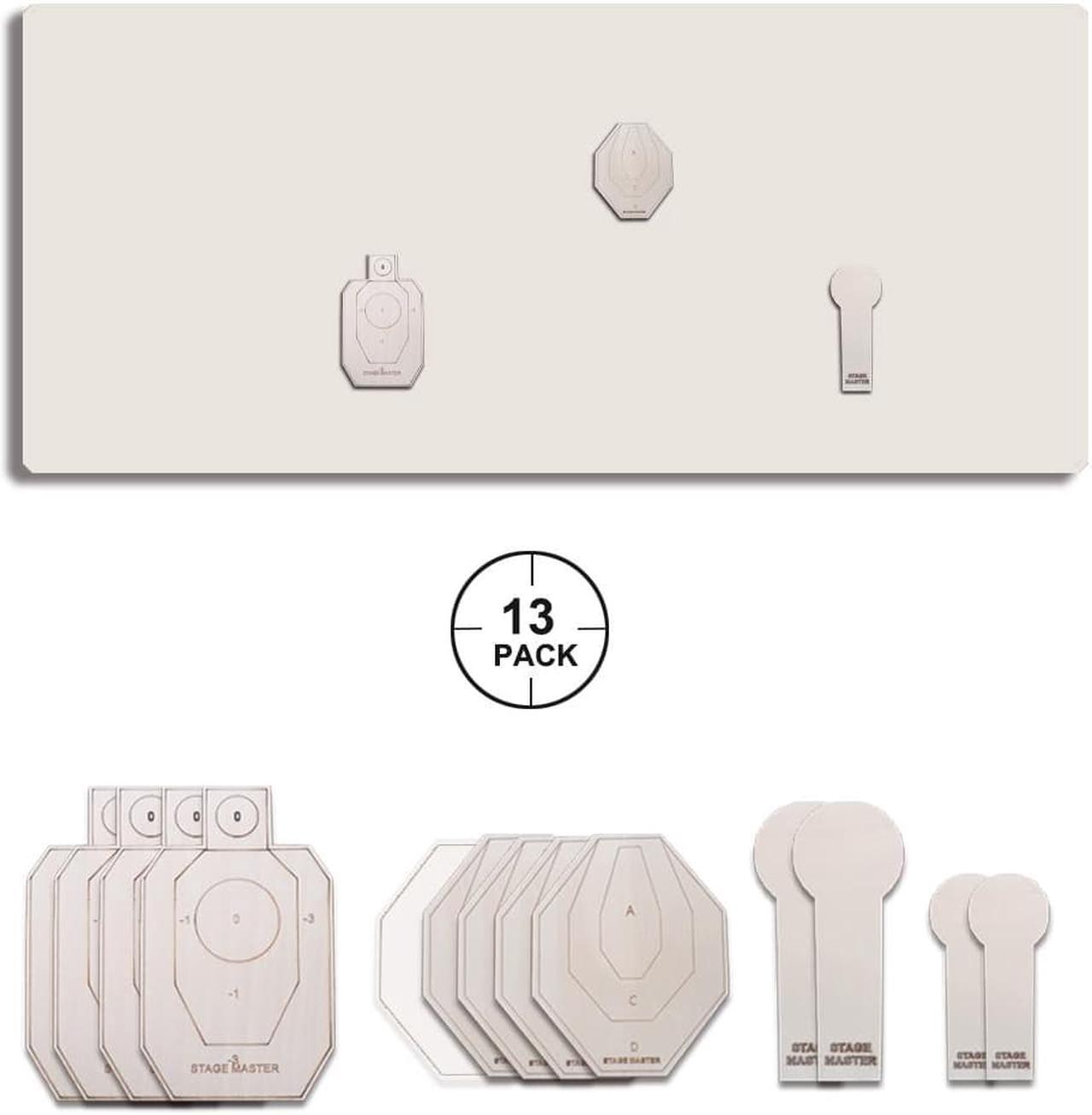 Alt view image 4 of 7 - IPSC/IDPA Dry Fire Target Set Shooting Targets Long-Distance Simulation Mini Target-Suitable for Rubber Guns and Laser Guns