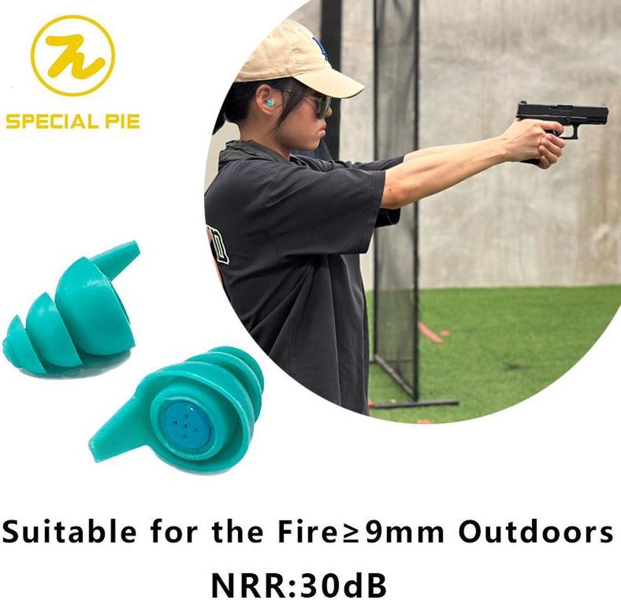 Special Pie Shooting Noise-proof earplugs in-ear mechanical noise reduction earplugs shooting hearing protection earmuff NRR30db