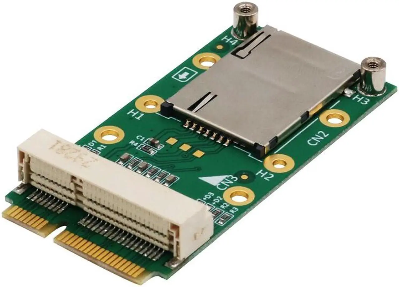Main image of Mini PCI Express Adapter For 3G 4G Module with USIM Slot MINI PCI E to Mini PCI-E Riser Card Support 3G/4G WWAN LTE GPS Card