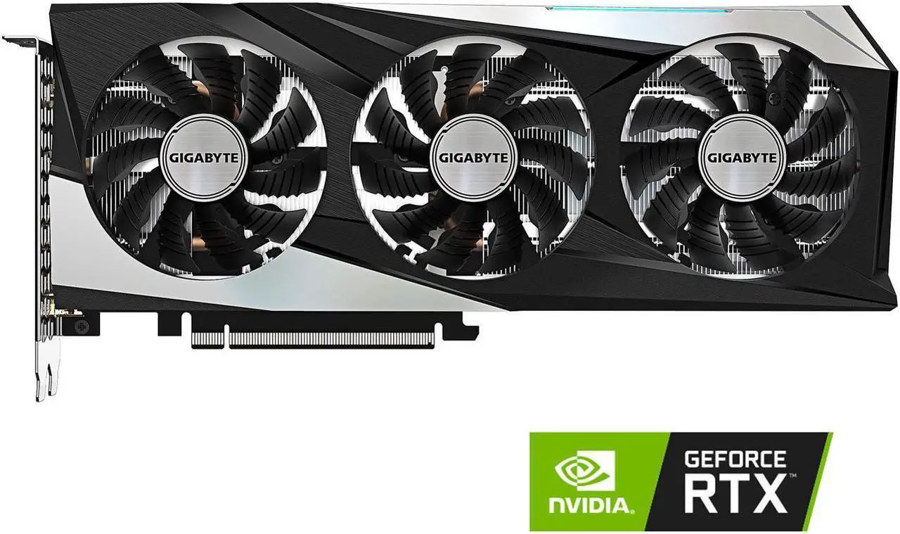 Main image of GIGABYTE GeForce RTX 3060 GAMING OC 12G Graphics Card, 3 x WINDFORCE Fans, 12GB 192-bit GDDR6, GV-N3060GAMING OC-12GD Video Card