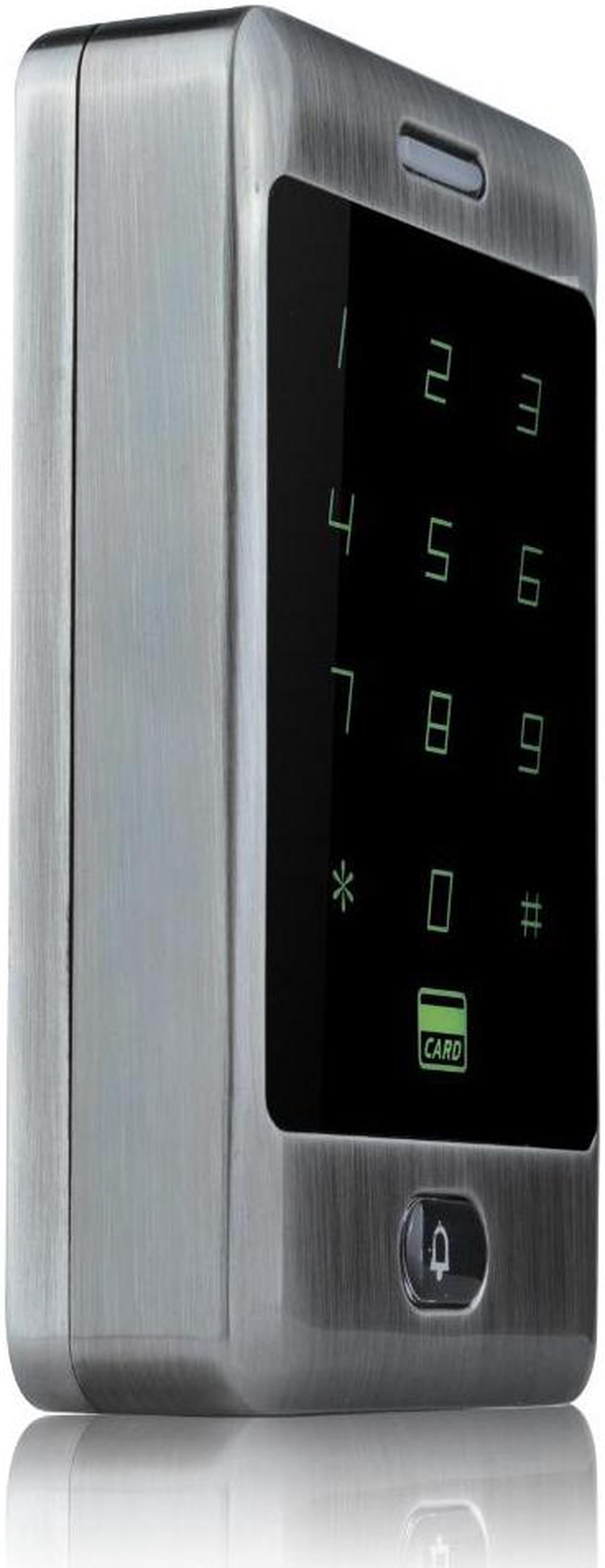 Alt view image 3 of 6 - RFID Access Control Waterproof 125KHZ Touch Keypad Door Access Control System with KDL Metal Case Shell Backlight Keypad(flat Green)