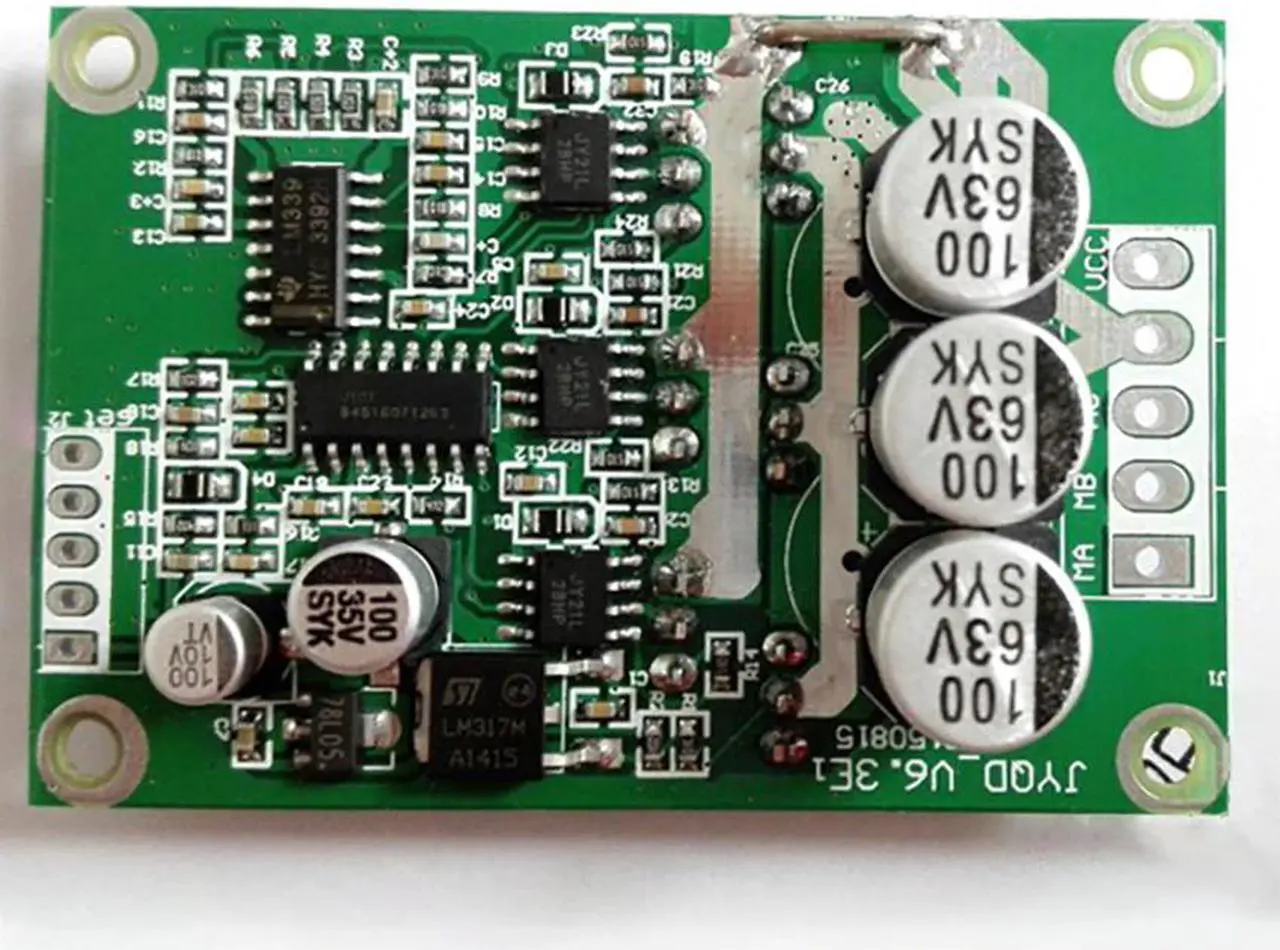 Main image of 3-phase DC Motor Drive Speed Control Board Without Hall 12V 700W Brushless Motor Speed Controller Module, Commutation Controller