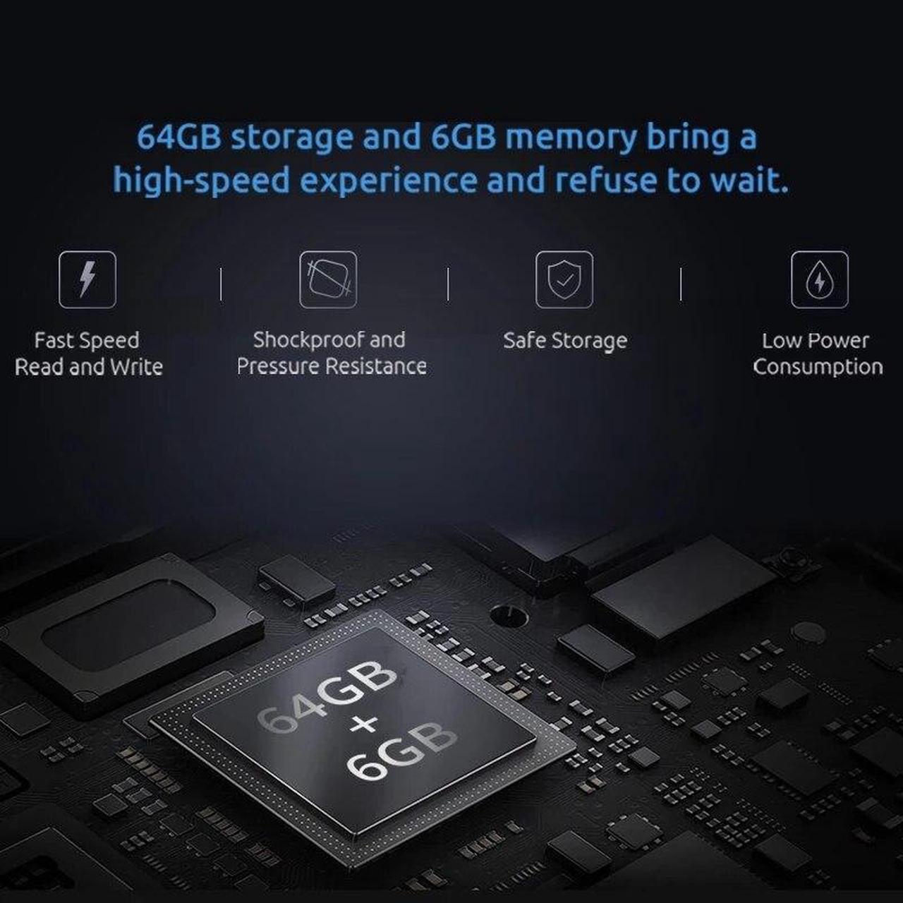 Alt view image 3 of 7 - MLLSE M2 Mini PC Intel Celeron N3350 Processor 4K 6GB 64GB USB HDMI BT M.2 Slot 1000M AC Wifi