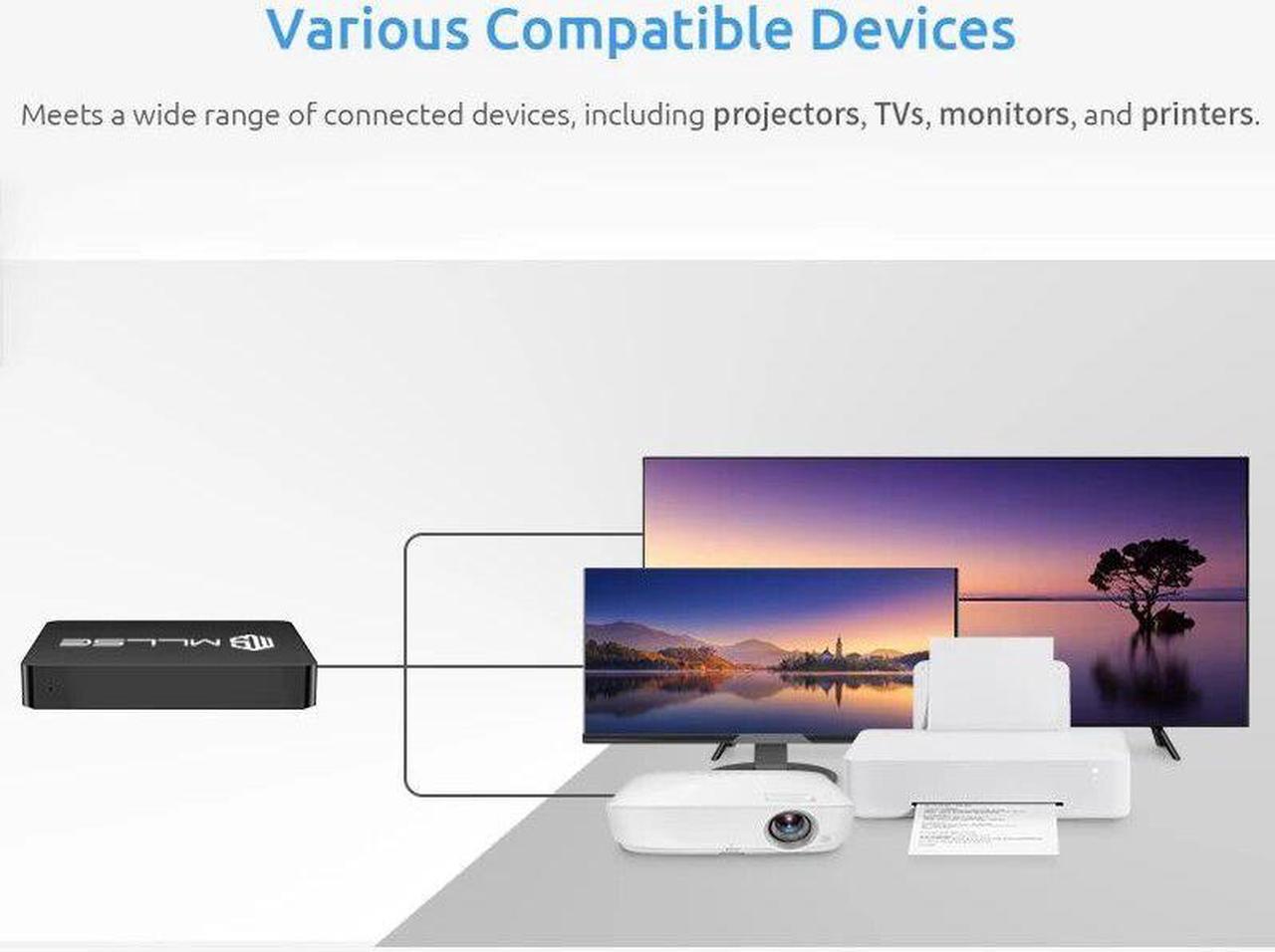 Alt view image 4 of 7 - MLLSE M2 Mini PC Intel Celeron N3350 Processor 4K 6GB 64GB USB HDMI BT M.2 Slot 1000M AC Wifi