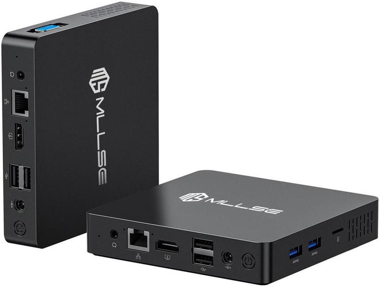 Main image of MLLSE M2 Mini PC Intel Celeron N3350 Processor 4K 6GB 64GB USB HDMI BT M.2 Slot 1000M AC Wifi