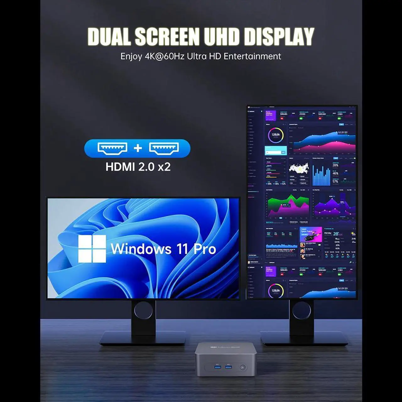 MLLSE G3 Mini PC Mini Desktop Computer with Intel Alder Lake N100 Quad ...