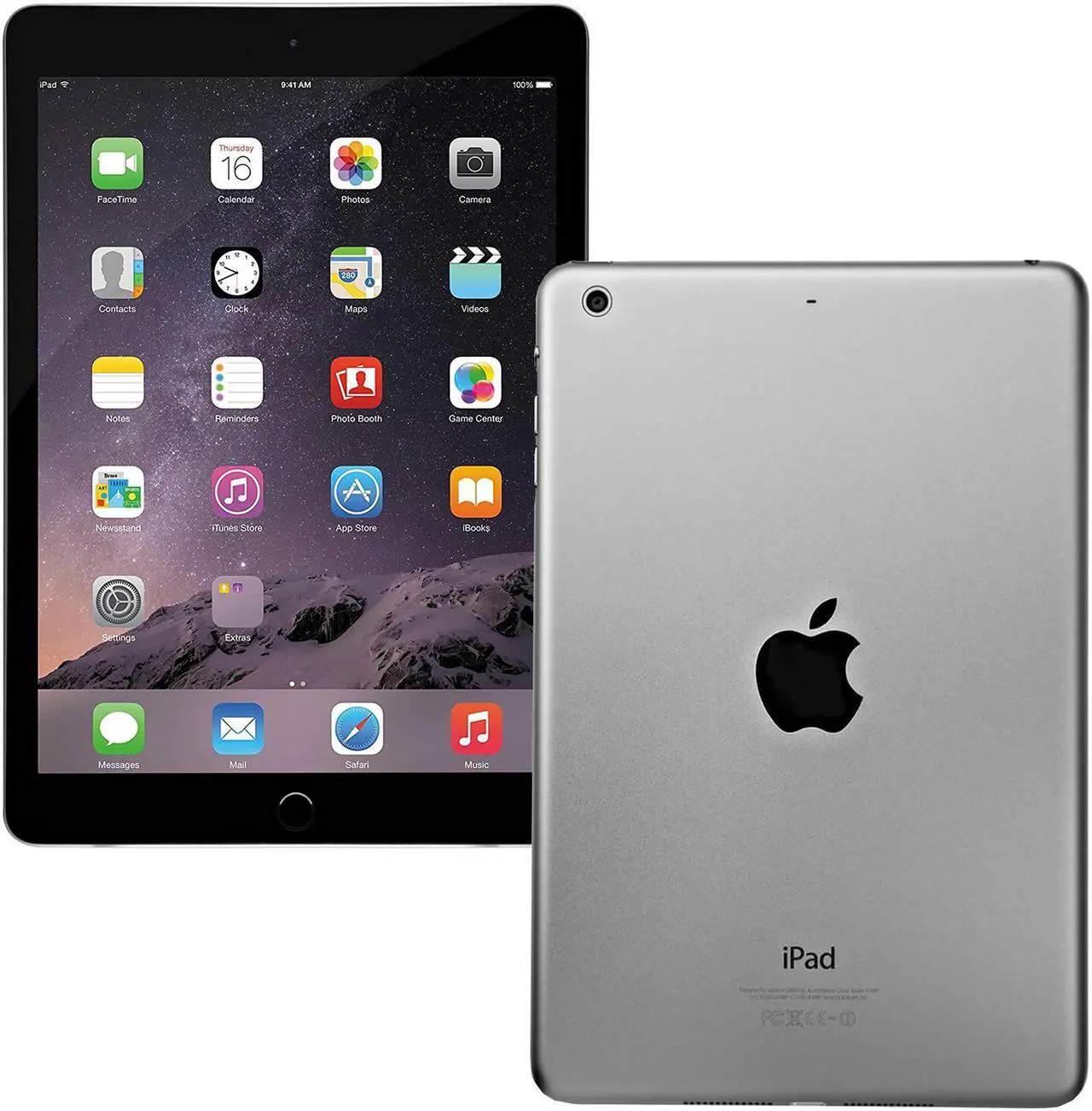 Alt view image 10 of 10 - Apple iPad Air A7 2013 9.7" Tablet 32GB iOS 7 Space Gray