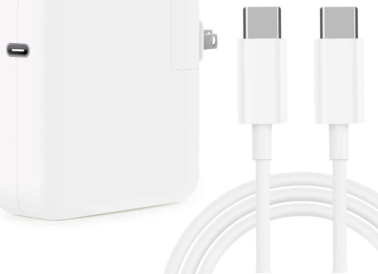 Main image of 61W USB-C Power Adapter and USB-C to USB-C Charge Cable (6.6ft/2m) for Apple