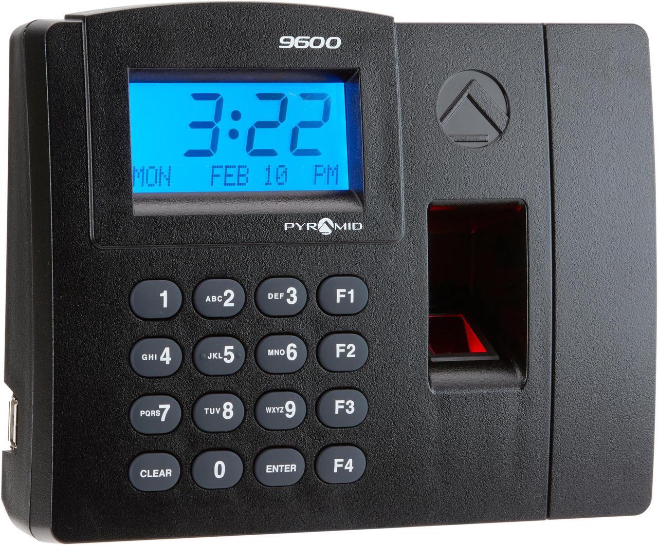 Alt view image 5 of 11 - PYRAMID TTELITEEK Biometric Time Clock System,Digital,