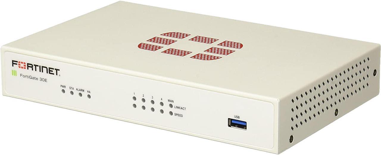 Fortinet FortiGate FG-30E-BDL-950-12 - security appliance - with 1 year FortiCare 24X7 Comprehensive Support + 1 year FortiGuard